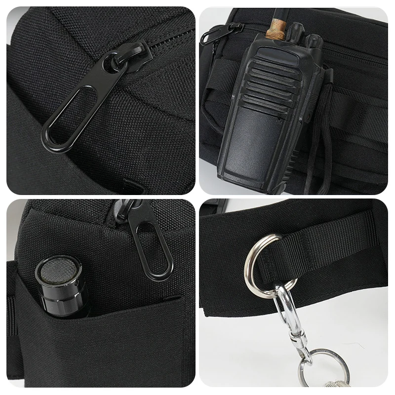 Bolsa de cintura para acampar, riñonera con señuelo de pesca, bolsa deportiva para caza, bolsa grande para escalar al aire libre, correr, equipo de senderismo - imagen 5