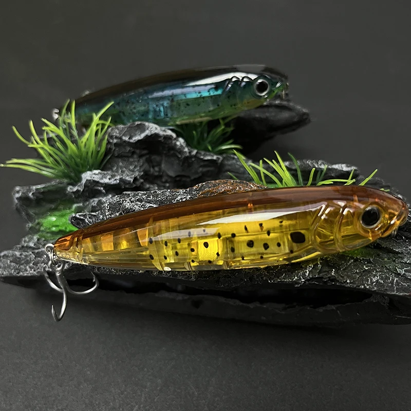 Señuelos de pesca con lápiz de superficie de 17g, cebo Artificial láser flotante para caminar al perro, para trucha, lubina, equipo de Swimbait de agua superior - imagen 5