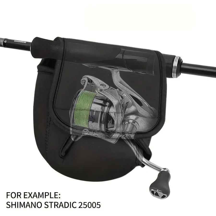Bolsa protectora para carrete de pesca giratoria, estuche para carrete de balsa de Baitcasting, bolsa de almacenamiento, cubierta de tambor para deportes al aire libre y viajes - imagen 2