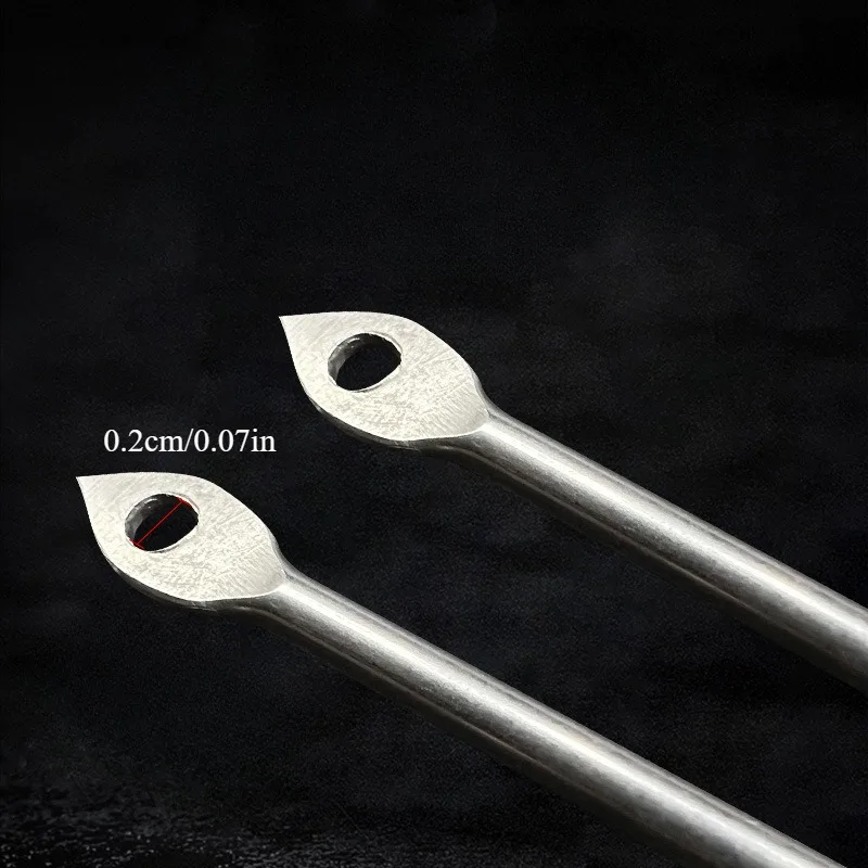 Ackibbik, 5 uds., 12/15/18cm, anzuelo luminoso para paraguas de calamar, anzuelo para camarones de acero inoxidable, ganchillo, anzuelos de pesca con paraguas de calamar de 2 capas - imagen 5