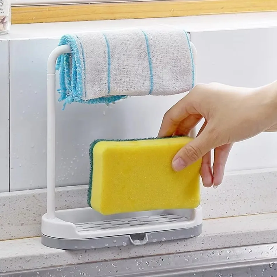 Organizador Escurridor Fregadero – Estante de Cocina Multifunción - imagen 5