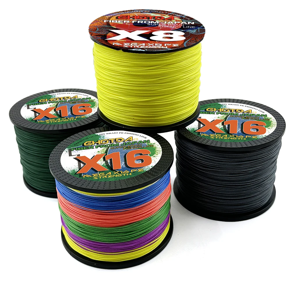 Línea de pesca trenzada multifilamento multifuncional, juego grande, 8kg-91kg de diámetro, 0,14mm-0,8mm, alambre de señuelo de fundición de larga distancia, 1000m - imagen 3