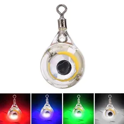 3 pzas/lote Mini señuelo de pesca luz LED gota profunda forma de ojo subacuático pesca calamar cebo de pesca señuelo luminoso para atraer B491