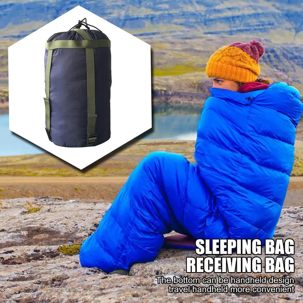 Bolsa de almacenamiento para acampar al aire libre, bolsa de almacenamiento para dormir de emergencia, bolsa de almacenamiento, bolsa de almacenamiento, saco de cosas de compresión - imagen 5