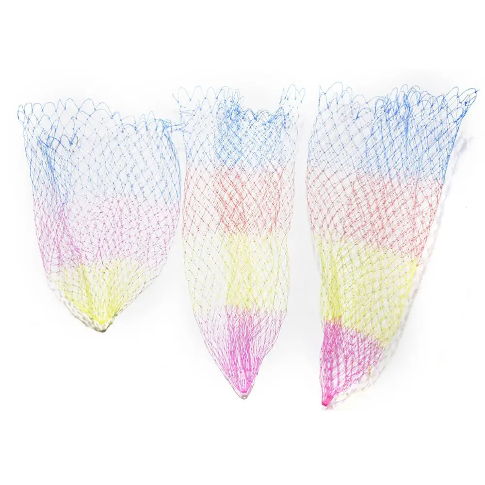 Aparejos de pesca con agujeros, redes de pesca de profundidad, malla de rombos, nailon plegable - imagen 5