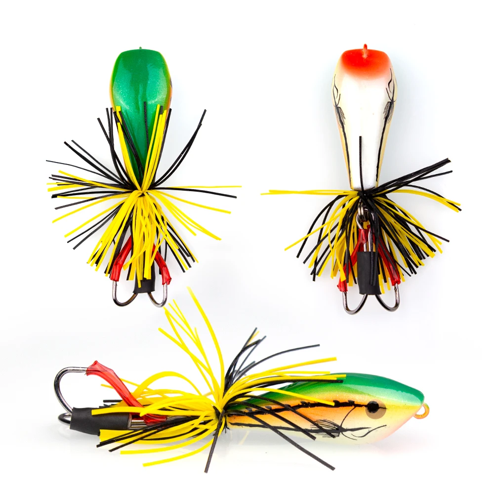 Señuelos de rana Obsession WABS para superficie con doble anzuelo - imagen 2