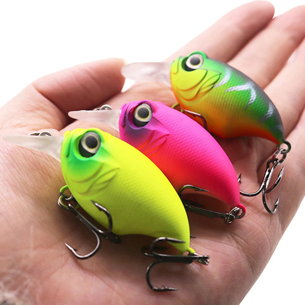 Señuelo Crankbait Wobblers, anzuelos de alta calidad, 10 colores diferentes, cebo Artificial duro, manivelas de pesca, 38mm/8g, nuevo - imagen 5