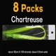 8 bags chartreuse