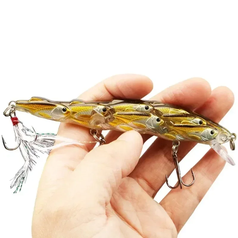 Señuelo Swarmer de 11,5 cm y 15,7g, corredor de carretera, señuelo de pesca multipescado, Wobbler, perca relajante, trucha, accesorios de superficie de plumas - imagen 5