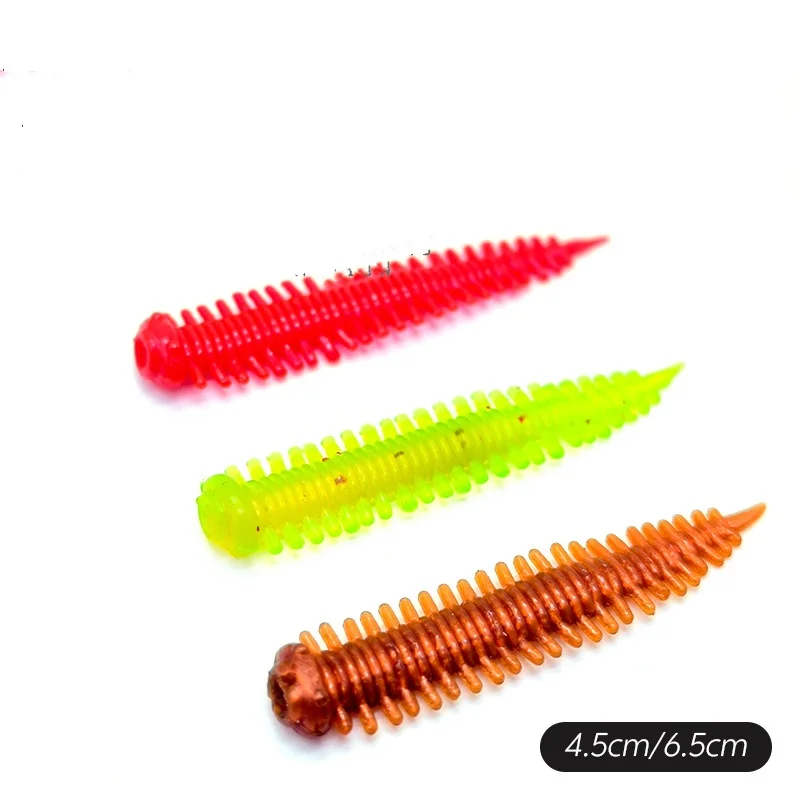 Señuelo vinilo Ciempiés 5cm – Cebo artificial arena para pesca - imagen 5