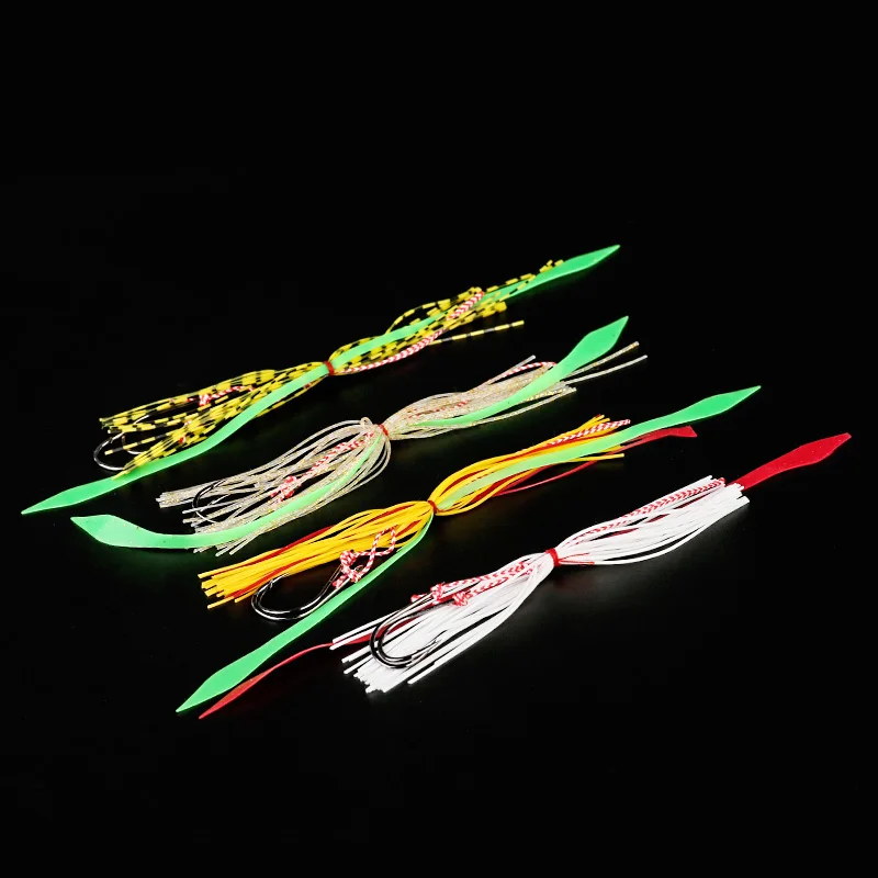 ARDEA Madai-falda de goma de calamar, 10 mechones, deslizador de silicona, Tai Kabura Jigs, pulpo, pargo, plantilla, señuelo de pesca, aparejos - imagen 3