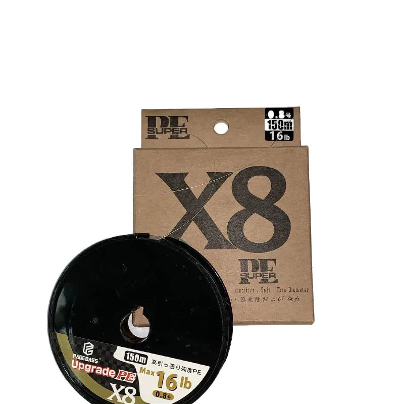 Línea de pesca PAGEBASS 8X PE 150/200M PE trenzado - imagen 3