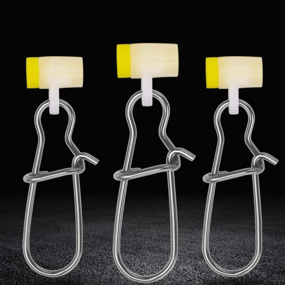 20 piezas toboganes de pesca a la deriva, toboganes de sedal de pesca, toboganes de curricán, toboganes de plomo de latón, accesorios de pesca de bagre de acero inoxidable - imagen 3