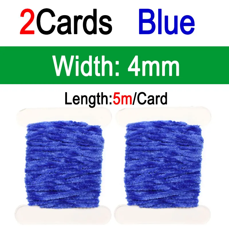 2pcs Blue 4mm