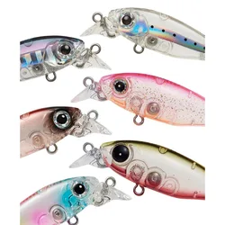 Señuelo Flotante Minnow con Ojos 3D y Rayas Blancas para Agua Dulce