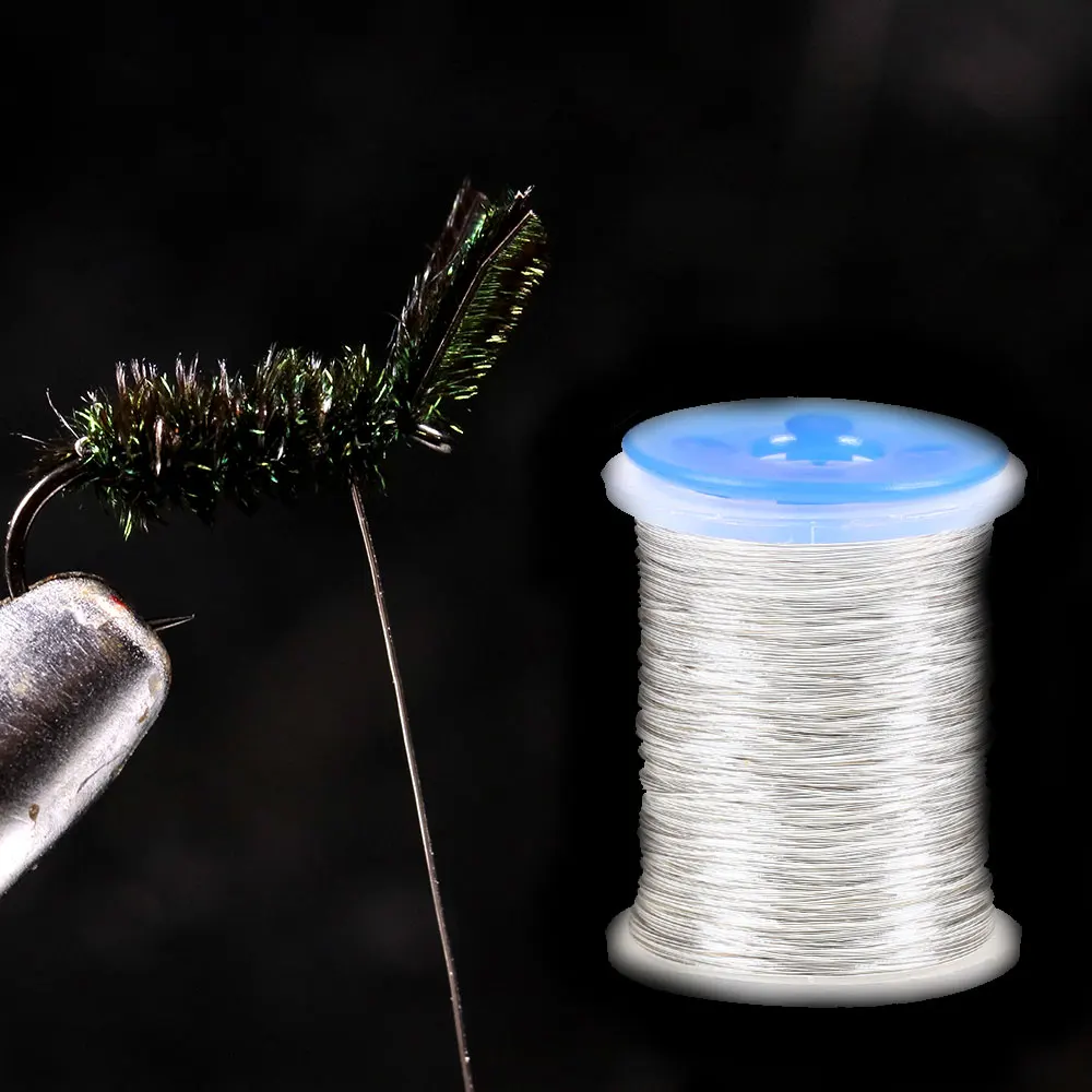 Bimoo, 1 pieza, atado de moscas, alambre de cobre de 0,2mm, Midge Larve, Ninfa, cuerpo, costilla, Material de atado, lubina, trucha, Señuelos de pesca, Material de atado de moscas - imagen 5