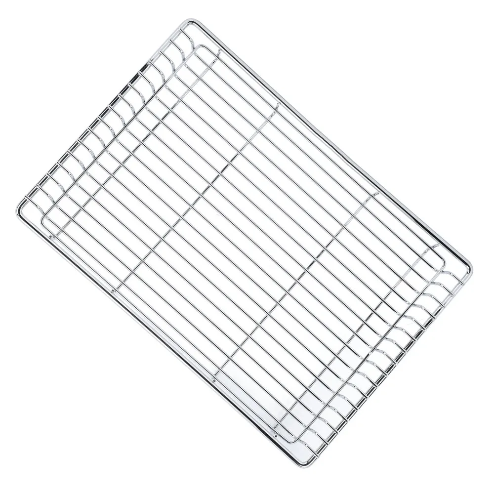 Escurridor platos de acero inoxidable, rejilla poco profunda duradera - imagen 4
