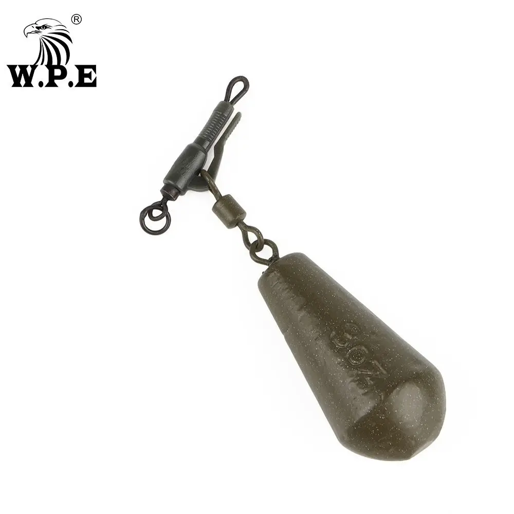 Lote de 10 unidades de enganches de pesca duraderos, nuevo clip de cable de conexión rodante, gancho de pesca de enlace rápido - imagen 2