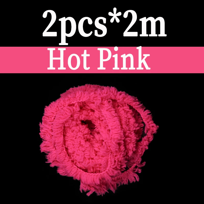 2PCS Hotpink