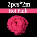 2PCS Hotpink
