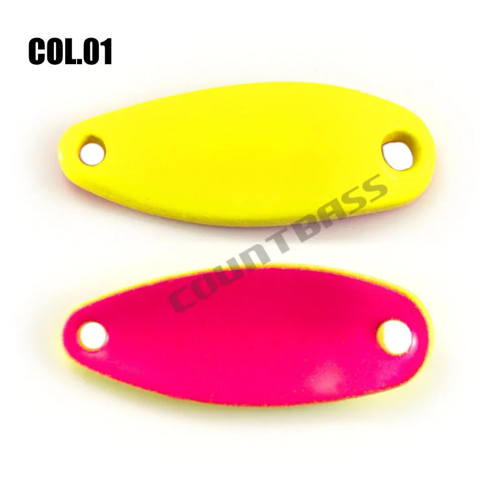 Countbass-Micro cuchara de pesca gancho simple trucha salmón lucio - imagen 2
