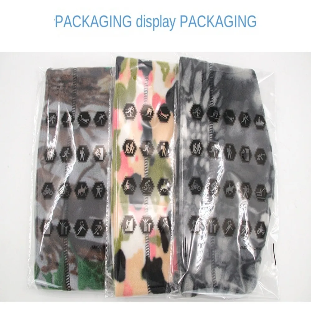 Gorro de lana cálido de camuflaje táctico para hombres y mujeres, gorro militar a prueba de viento, gorro cálido de invierno para montar al aire libre, pesca y senderismo - imagen 2