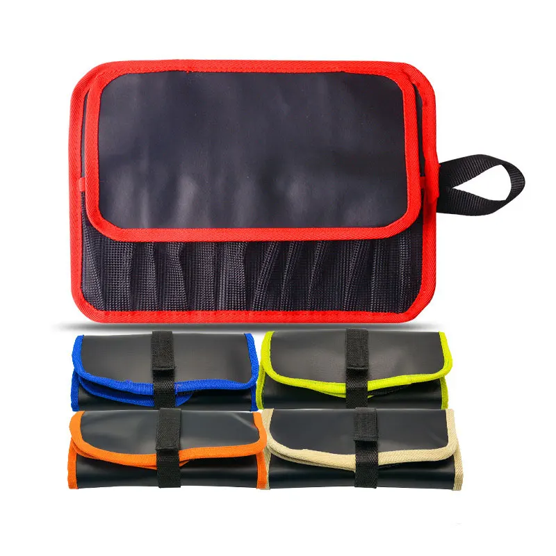 Bolsa de pesca impermeable AS con compartimentos ajustables y bolsillos