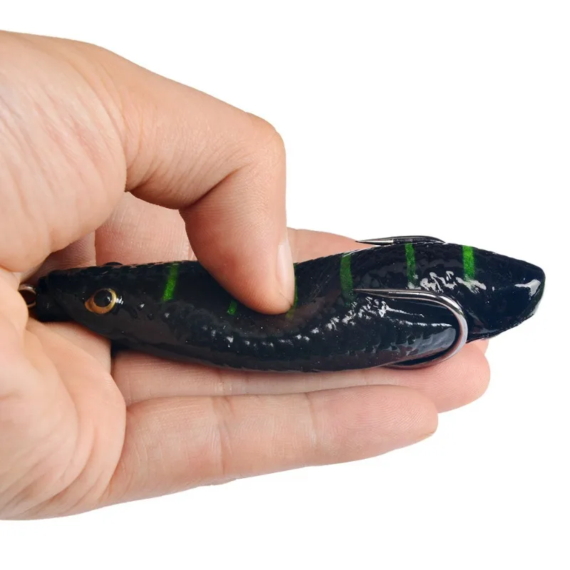 Señuelos de pesca de rana, Crankbait superior de agua blanda, trucha lubina, agua salada fresca, aparejos de Lucio, 85mm, 14,5g, 1 piezas - imagen 5