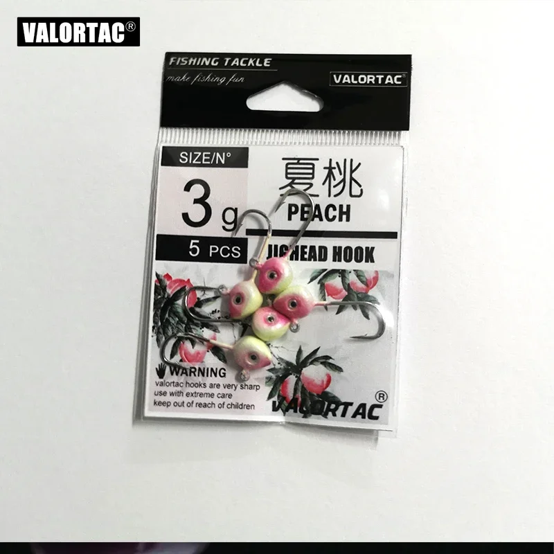 Anzuelo de pesca finesse jighead, pintura cerámica de color rosa melocotón, anzuelo de acero con alto contenido de carbono para señuelo de pesca de plástico blando - imagen 2