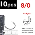 10pcs size 8-0