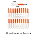 red L no battery