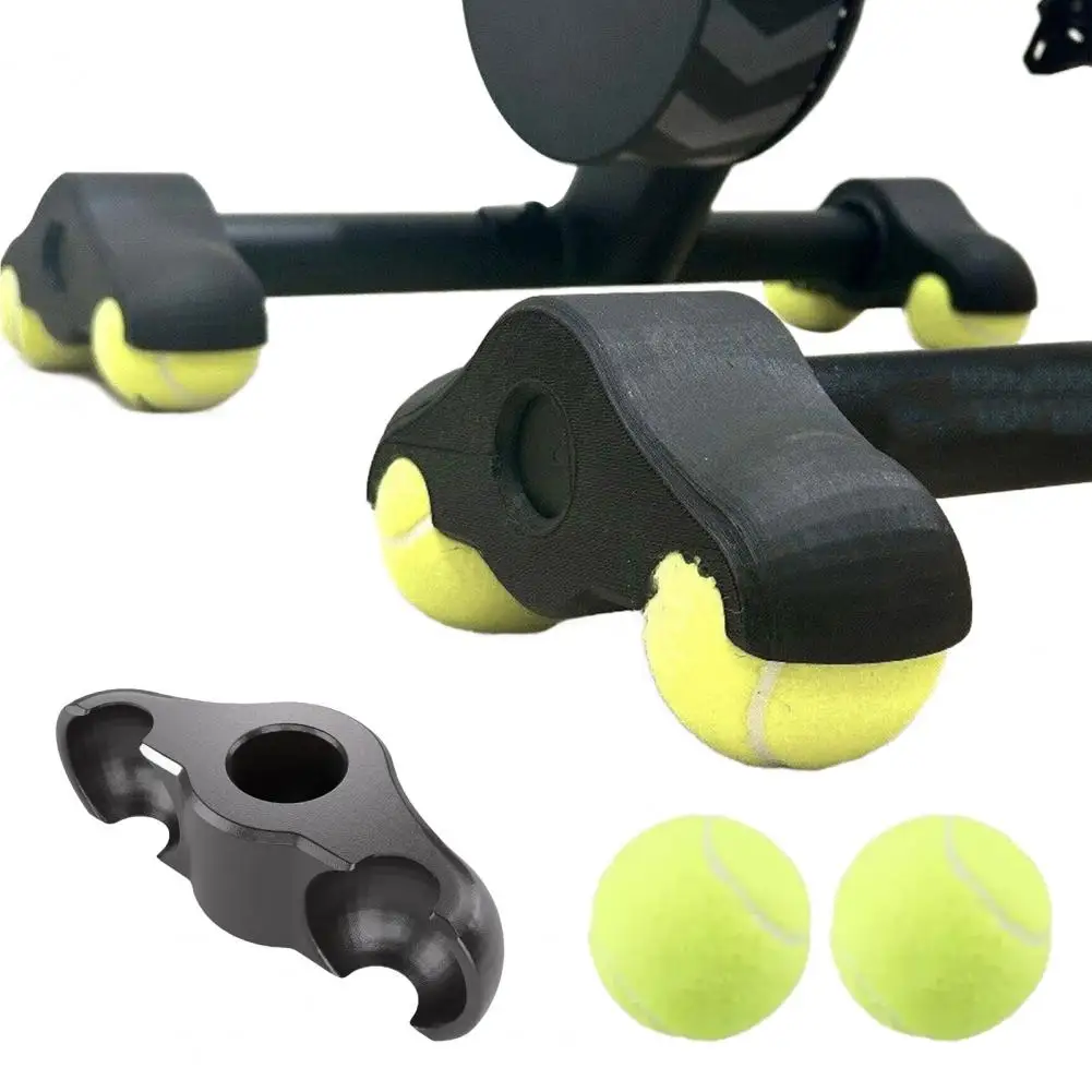 4 Uds 8 pelotas de tenis almohadillas para pies de bicicleta Wahoo Kickr Core Fitness bicicleta almohadillas para pies absorbentes de golpes Protector de suelo bolas basculantes - imagen 3