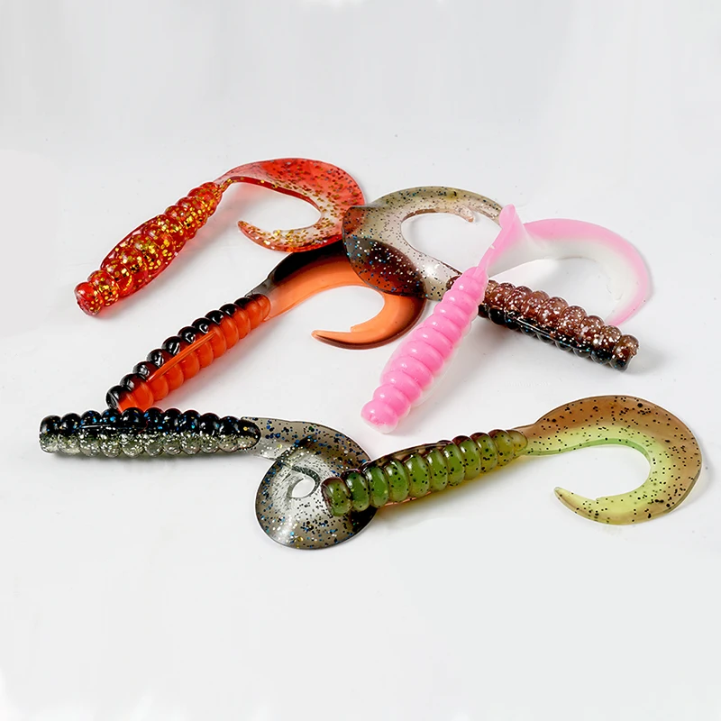 SUNMILE-Cebo Artificial de gusano suave para pesca en roca, Wobblers Leurre Souple, señuelo de trucha, 55mm/75mm - imagen 4