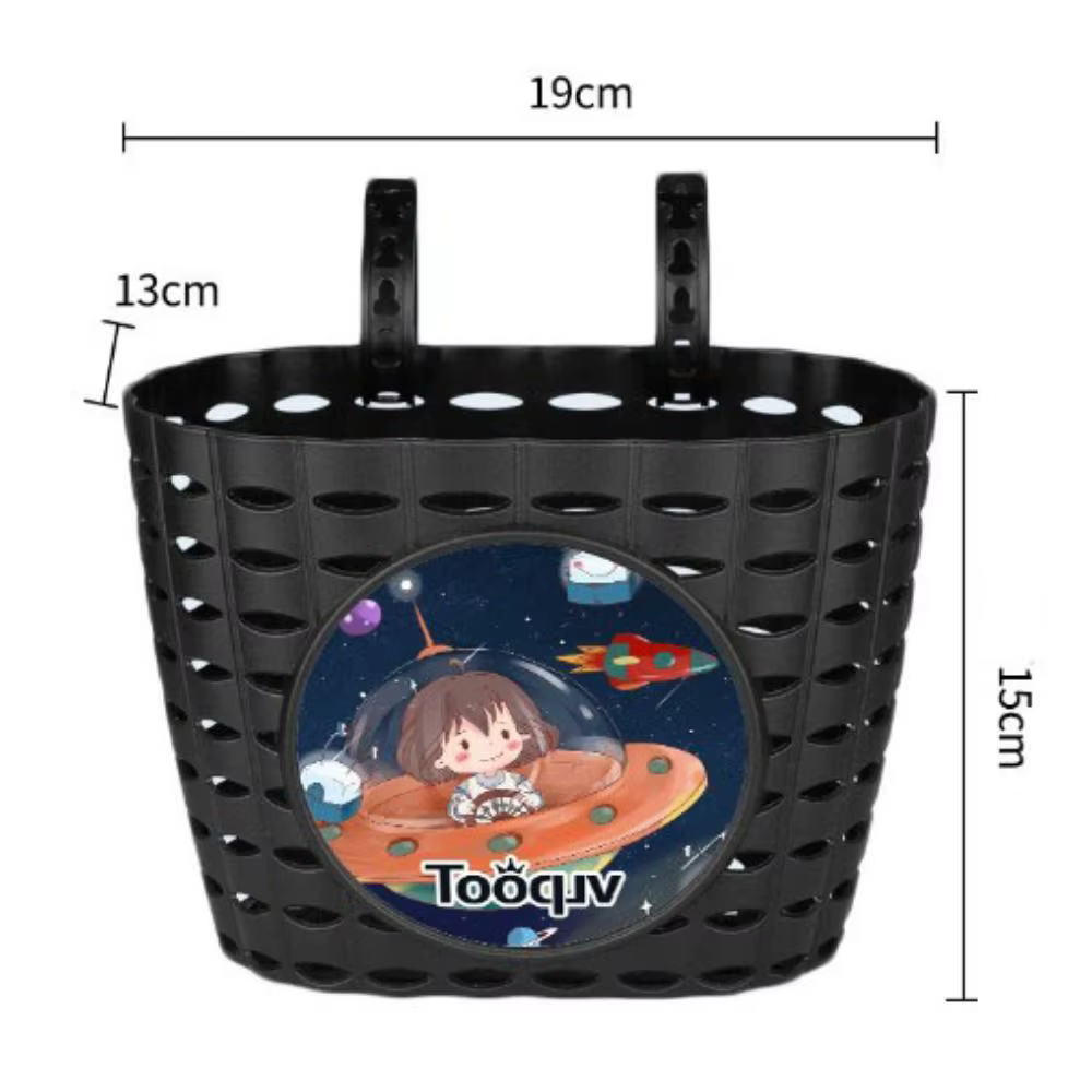 Cesta Multicolor Infantil para Manillar de Patinete – Dibujos Animados - imagen 5