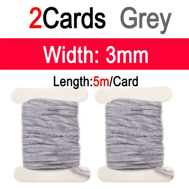 2pcs Grey 3mm