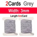 2pcs Grey 3mm