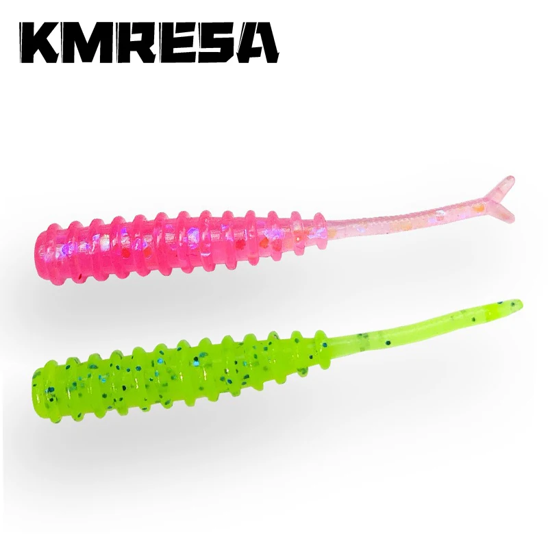 Cebo suave planeador 0,53g 45,6mm Señuelos de Pesca hundimiento cebo tremor señuelo de Pesca suave cola de horquilla Wobblers Pesca Isca suave