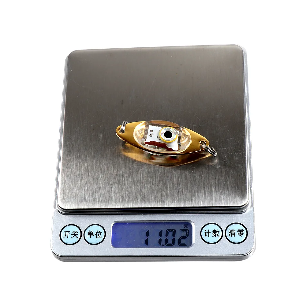 Luz Led de pesca nocturna, señuelo fluorescente superimpermeable que brilla en la oscuridad, para pesca subacuática - imagen 3