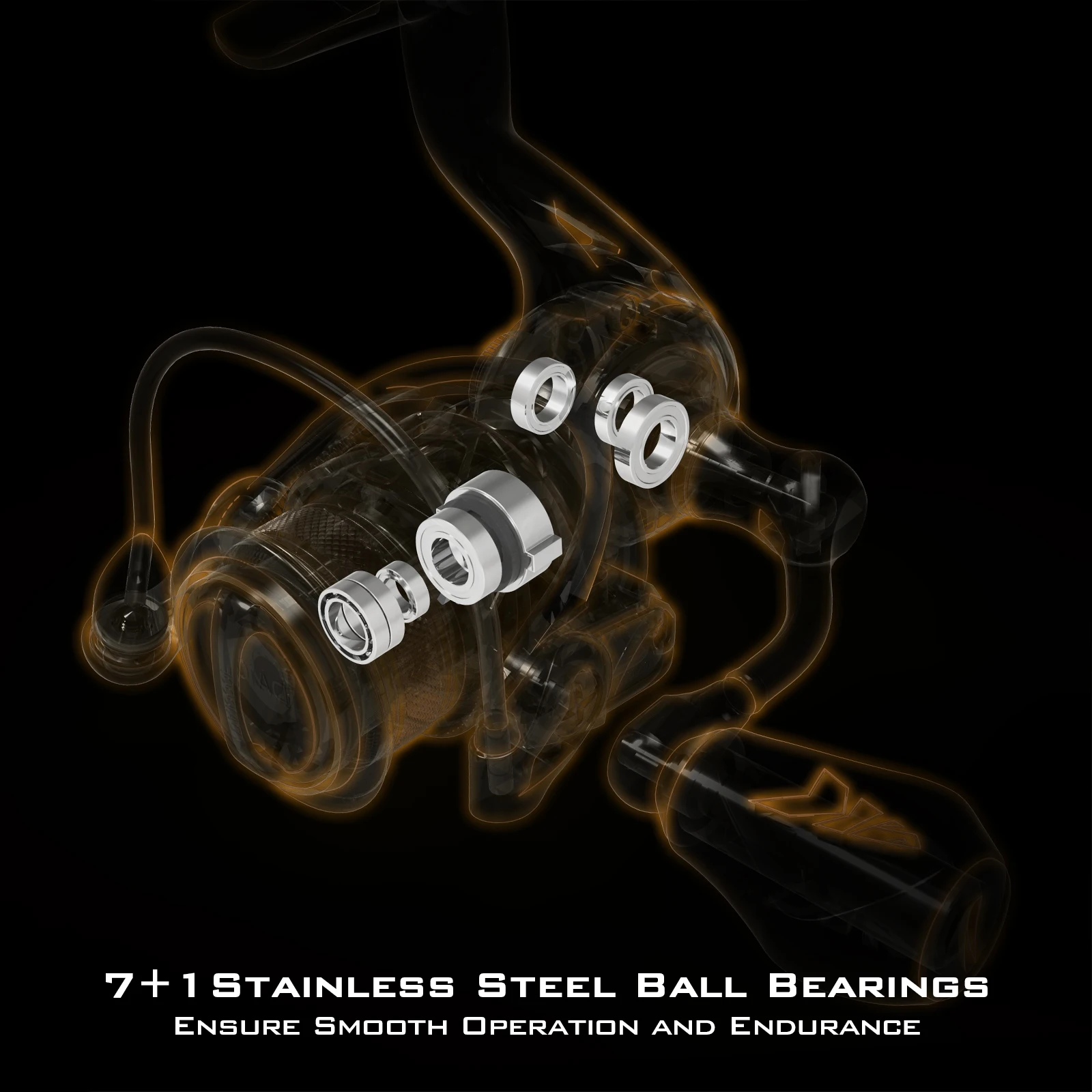 Carrete giratorio KastKing Zephyr 1000 SFS, sistema Finesse giratorio ultraligero, carrete de pesca construcción de fibra de carbono, arrastre de fibra de carbono - imagen 2