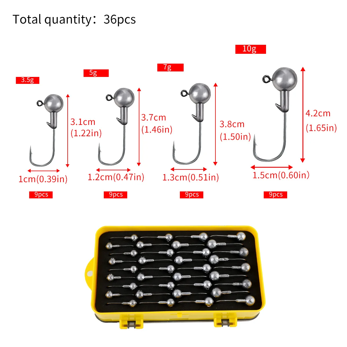 Cajas de aparejos de señuelos de pescado de doble cara, estuche de accesorios de pesca profesionales de gran capacidad, multifuncional para suministros de pesca - imagen 2