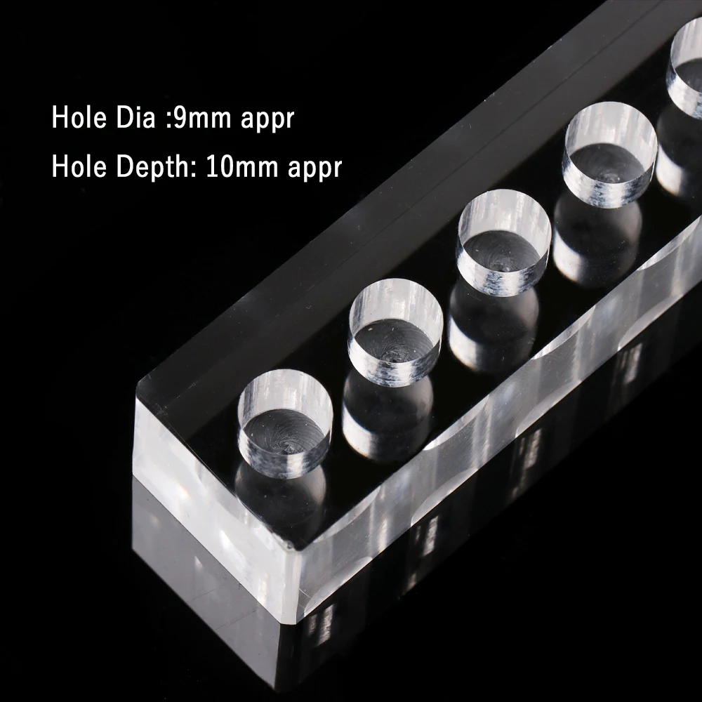 WIFREO-Soporte de exhibición de acrílico transparente, herramienta de pesca con mosca, estante de señuelo de pesca, Clip - imagen 5