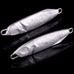20 piezas plantillas de Metal sin pintar Señuelos de Pesca peso 10g-40g Trolling cebo de pesca de lubina en blanco trucha Jigging señuelo Jig señuelo de agua salada