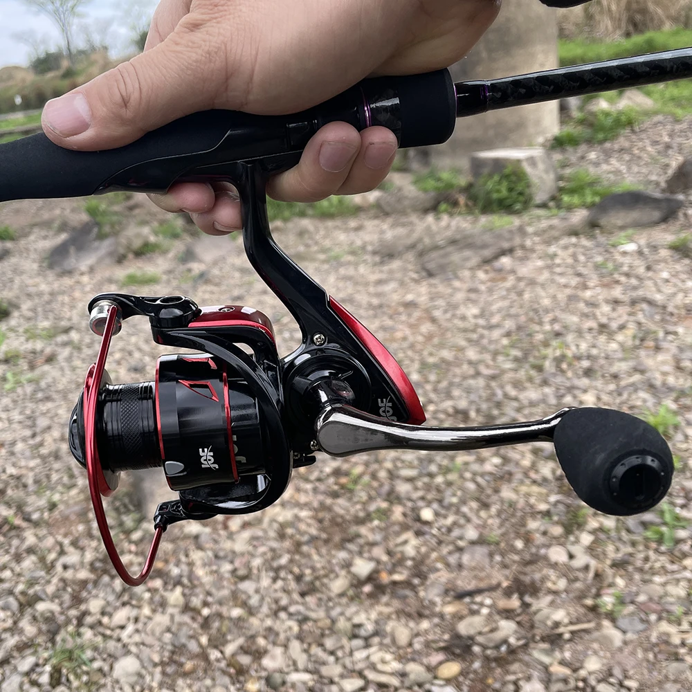 JOF-carrete de Metal para pesca, serie Metail 2000: 1, de alta relación, para Surfcasting en agua salada, serie 5000-5,5 - imagen 5