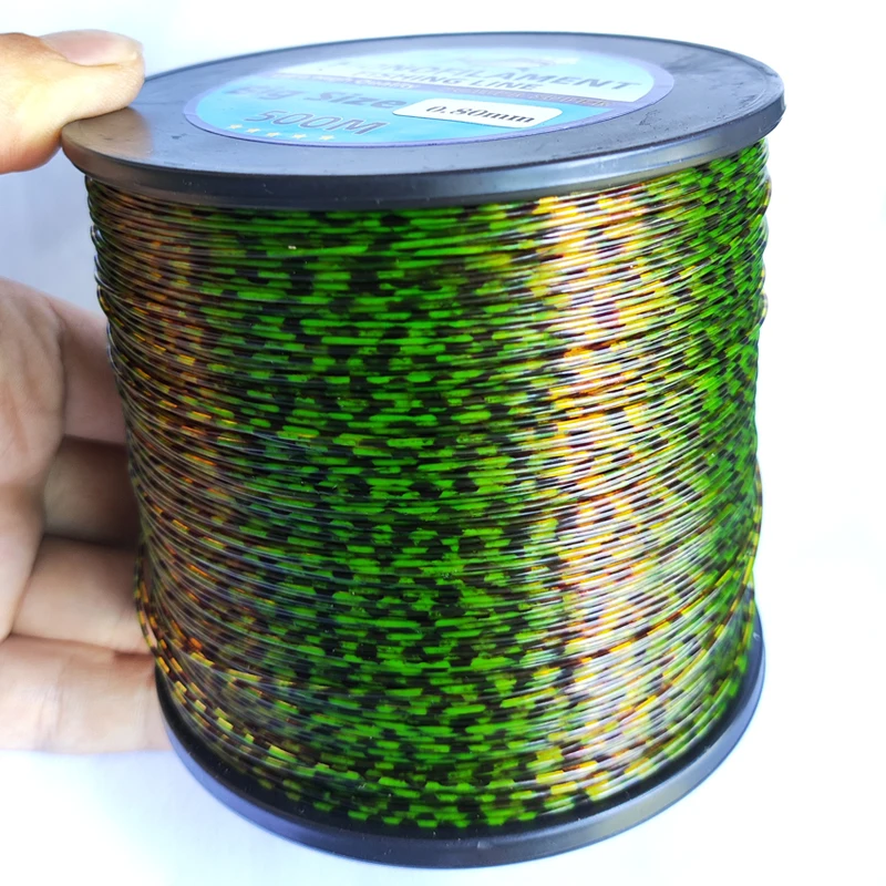 Sedal de pesca de monofilamento, hilo Invisible de nailon de gran tamaño, 500m, 48LB, 57LB, 68LB, herramientas de pesca en el mar - imagen 5