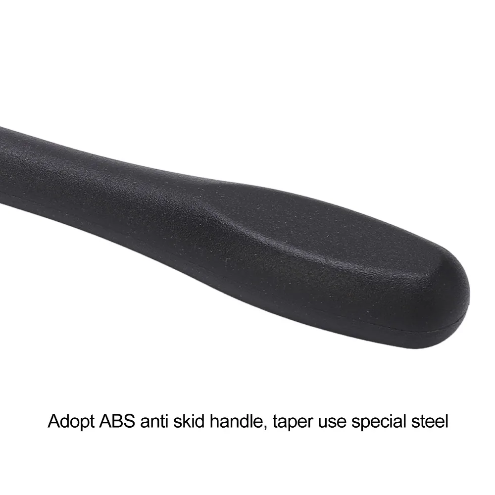 Accesorios de bádminton, punzón de encordado de raqueta negra, punzón recto duradero portátil, herramientas de encordado de raqueta de tenis de hierro - imagen 5