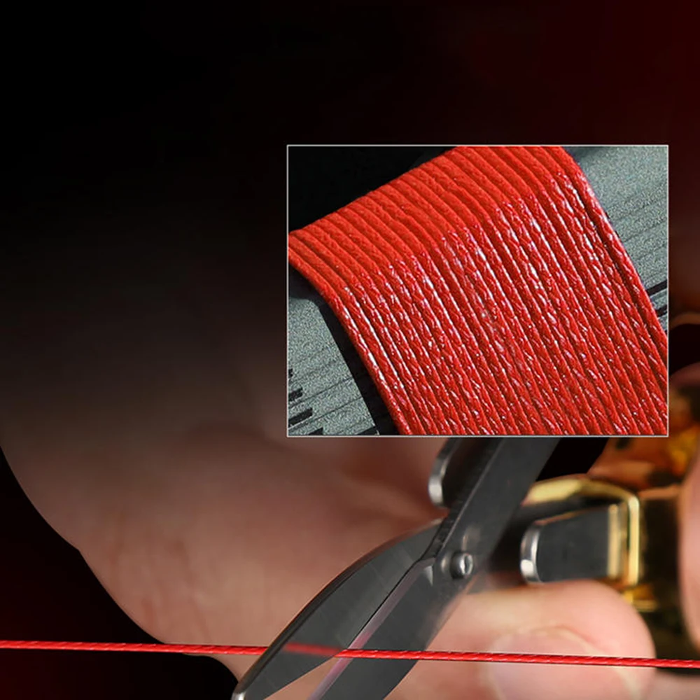 Thornsline-sedal de pesca trenzado Never Fade, 100M, Ultra suave de Japón, multifilamento rojo, 8x Pe, todo para pesca - imagen 4