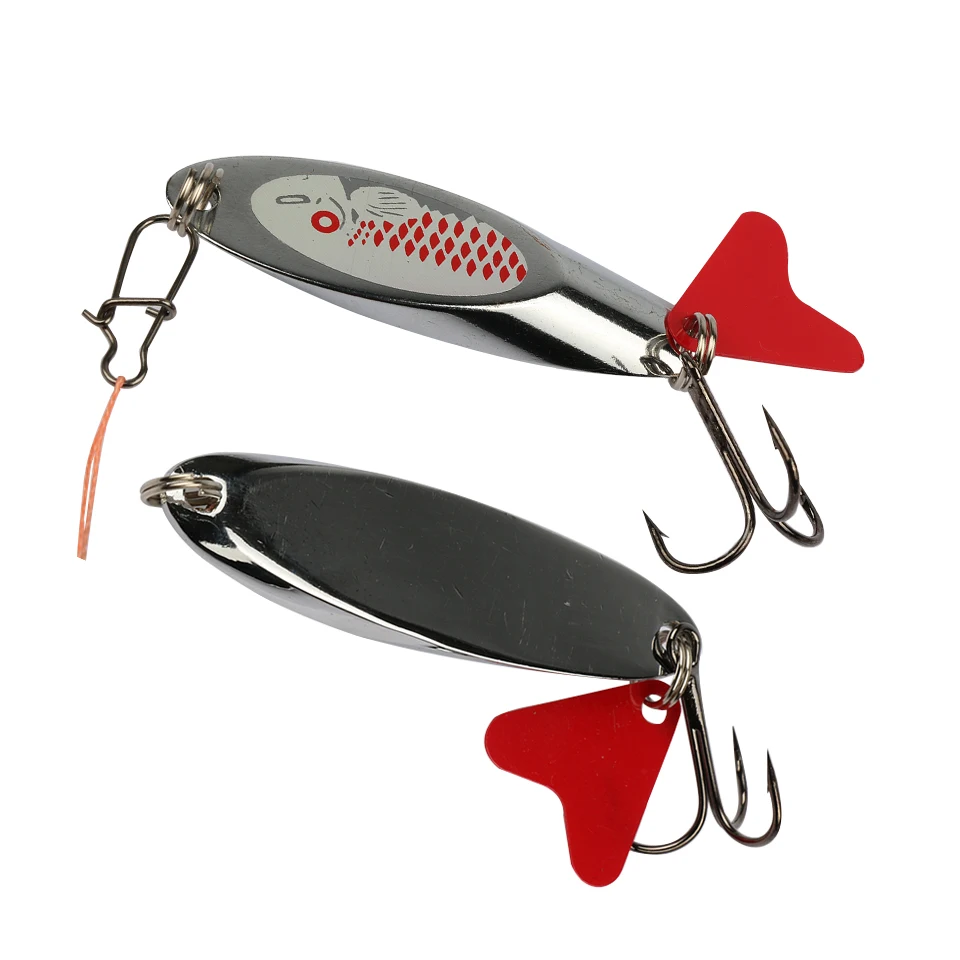 Goture-señuelo de pesca de Metal, cuchara giratoria, cebo duro Artificial para carpa y trucha, 5g, 7g, 10g, 14g, 21g, 28g, 1 ud. - imagen 5