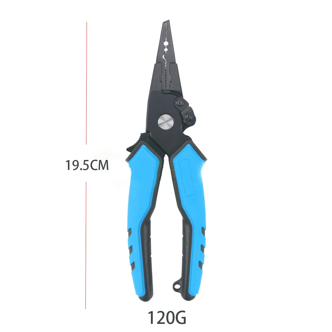 TAKEDO FG - 1044 Alicates de pesca autoblocantes multifuncionales, tijeras, cortador de gancho, línea, equipo de herramientas de pesca, 19,5 CM, 120G - imagen 4