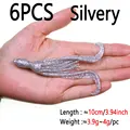 6pcs Silvery