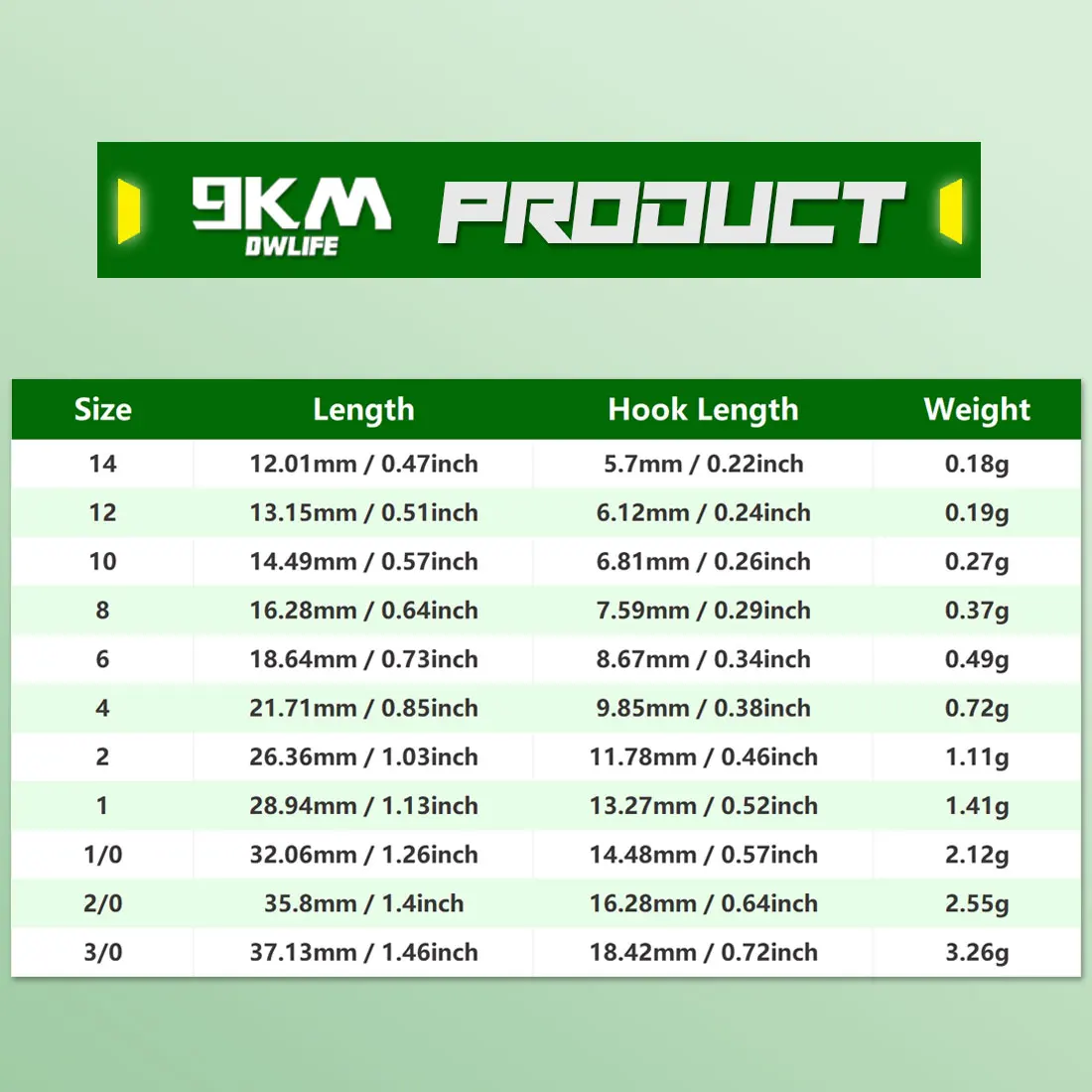9KM 10 Uds ganchos triples 2X gancho Triple fuerte verde fluorescente ultra violeta (UV) para aplicaciones profundas de agua dulce - imagen 2